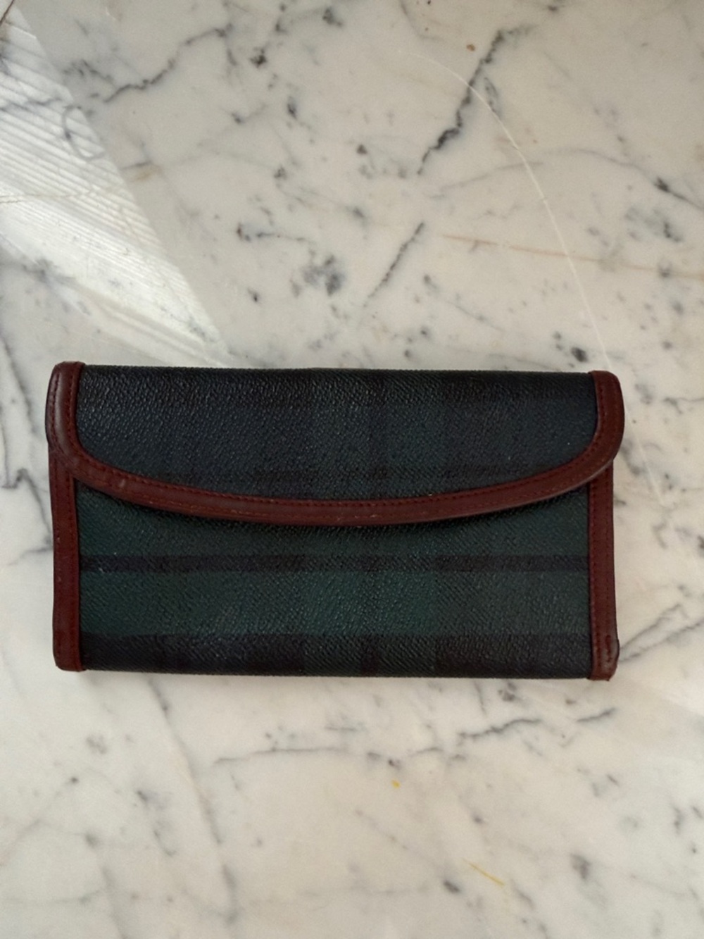 Vintage Ralph Lauren  long plaid wallet - Picture 2 of 6